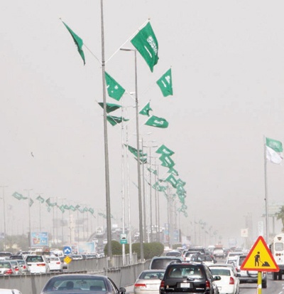 الرياض تتزين لعودة الملك