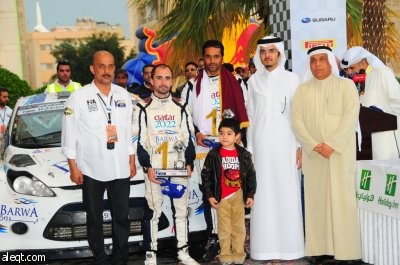 العطية يحرز لقب رالي الكويت الدولي للمرة الثانية في مسيرته