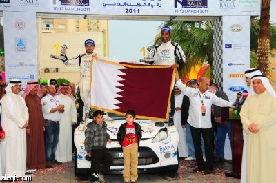 العطية يحرز لقب رالي الكويت الدولي للمرة الثانية في مسيرته