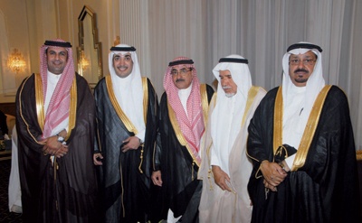أحمد المزيني يحتفل بزفاف نجله