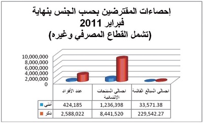 القروض الاستهلاكية تقفز 17%.. و65 ألفا يتعثرون في سداد 2.5 مليار