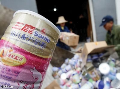 الصين تضبط 26 طنا من مسحوق الحليب الملوث بالميلامين