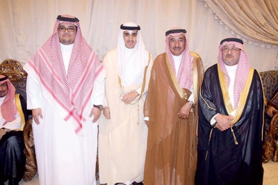أسرتا التميمي والشريوفي تحتفلان بزواج سعود
