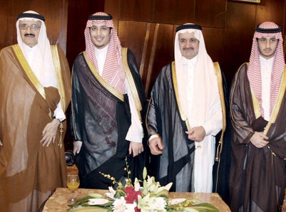 ابن سلطان يحتفل بزواج نجله فارس من كريمة الصالح
