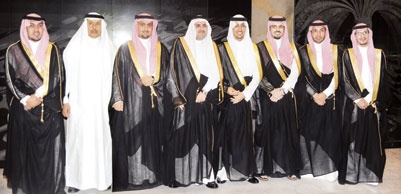 الأمير عبد الله بن خالد بن سعود يحتفل بزواجه من كريمة الأمير الدكتور عبد العزيز بن عياف