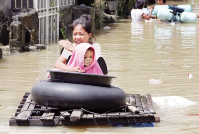 بدء انحسار مياه السيول في الفلبين