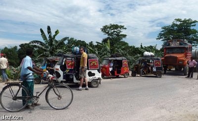 سباق لعربات الريكشو من اندونيسيا الى تايلاند