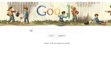 جوجل تحتفل بالذكرى الـ176 لميلاد الكاتب مارك توين
