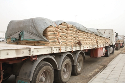 اعتماد مواقع محددة لتوزيع الأسمنت