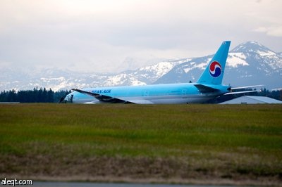 هبوط طائرة ركاب كورية اضطراريا في كندا بسبب قنبلة