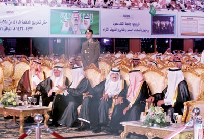 بحضور ولي العهد ووزير الدفاع.. تخريج 6540 طالباً من جامعة الملك سعود