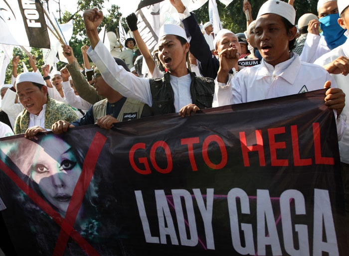 إلغاء حفل ليدي جاجا في اندونيسيا