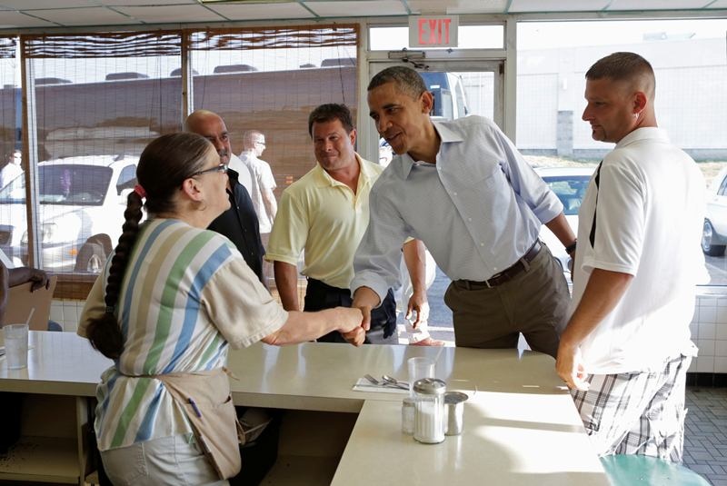 وفاة مالكة مطعم بعد ساعة من زيارة أوباما له