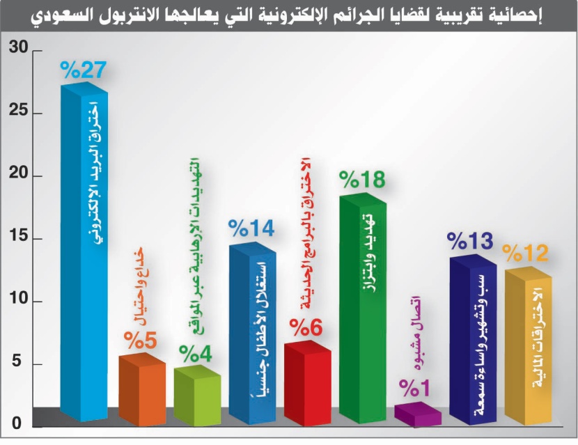استغلال الأطفال «جنسيا» يمثل 14 % من الجرائم الإلكترونية