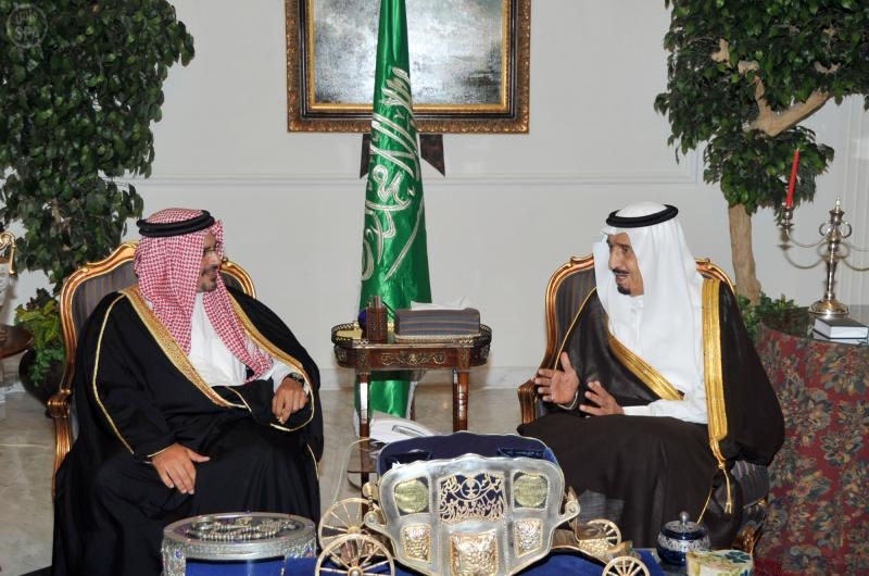 الأمير سلمان يستقبل ولي عهد البحرين