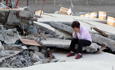 إعصار سانبا يضرب كوريا الجنوبية .. ويقطع الكهرباء عن 10 آلاف أسرة "صور"