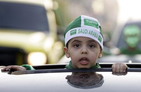 قصة مصورة: مدن المملكة تحتفل باليوم الوطني