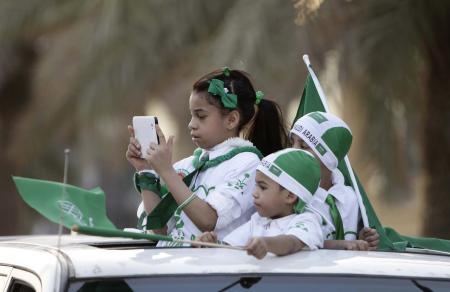 قصة مصورة: مدن المملكة تحتفل باليوم الوطني