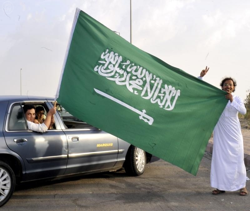 قصة مصورة: مدن المملكة تحتفل باليوم الوطني
