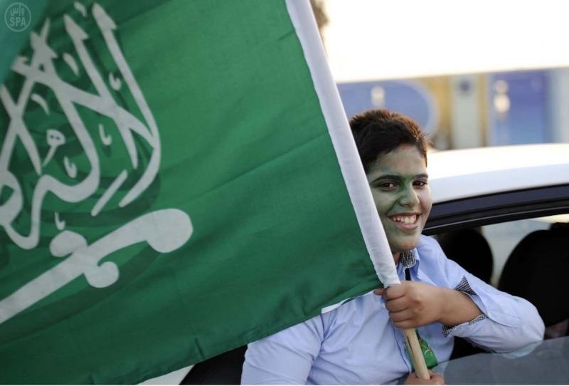 قصة مصورة: مدن المملكة تحتفل باليوم الوطني