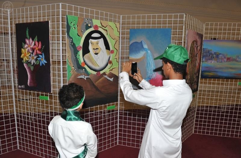 قصة مصورة: مدن المملكة تحتفل باليوم الوطني