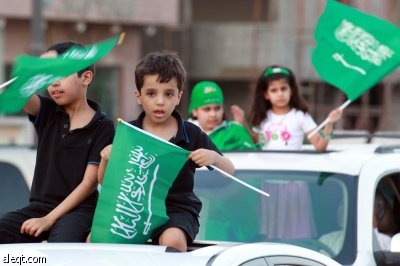 قصة مصورة: مدن المملكة تحتفل باليوم الوطني