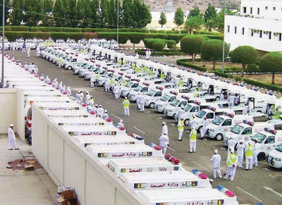 تسيير قوافل طبية للمرضى يوم عرفات