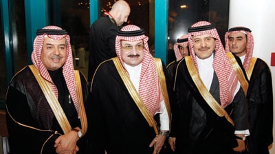 سلطان بن فهد بن سلمان يحتفل بزفافه على كريمة منصور بن مشعل