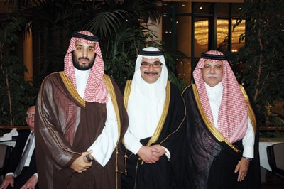 سلطان بن فهد بن سلمان يحتفل بزفافه على كريمة منصور بن مشعل
