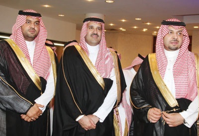سلطان بن فهد بن سلمان يحتفل بزفافه على كريمة منصور بن مشعل