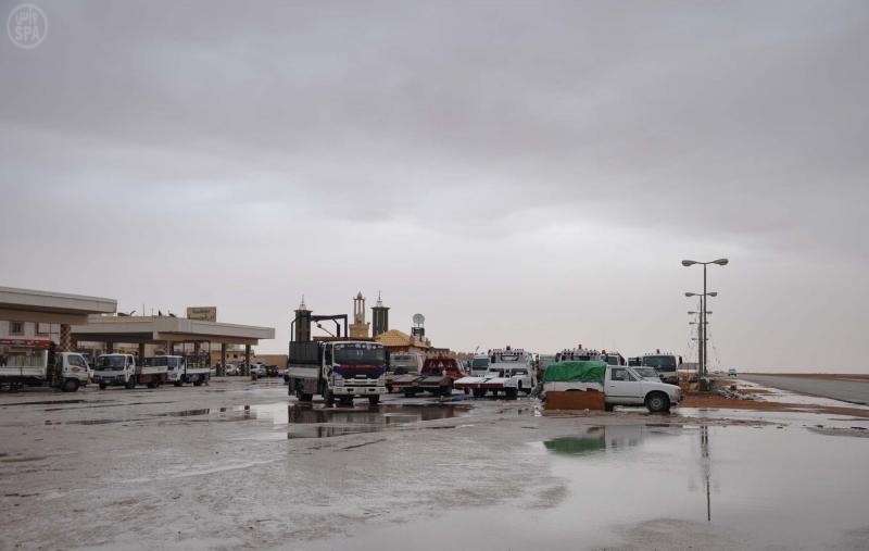 أمطار أم رقيبة ترسم معالم الفرح والسرور على محيا الزوار