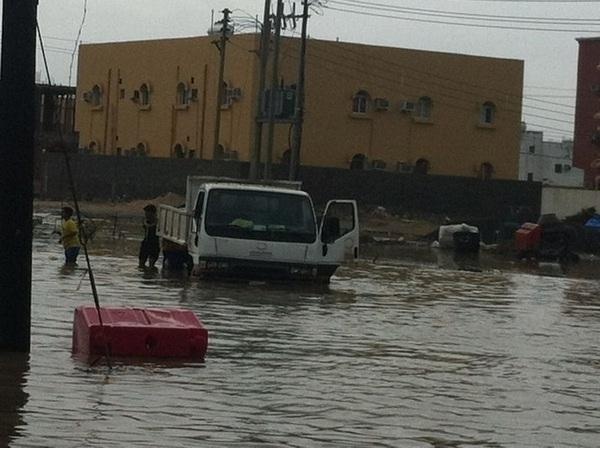 قصة مصورة : أمطار الخير والبركة تعم بعض مناطق المملكة