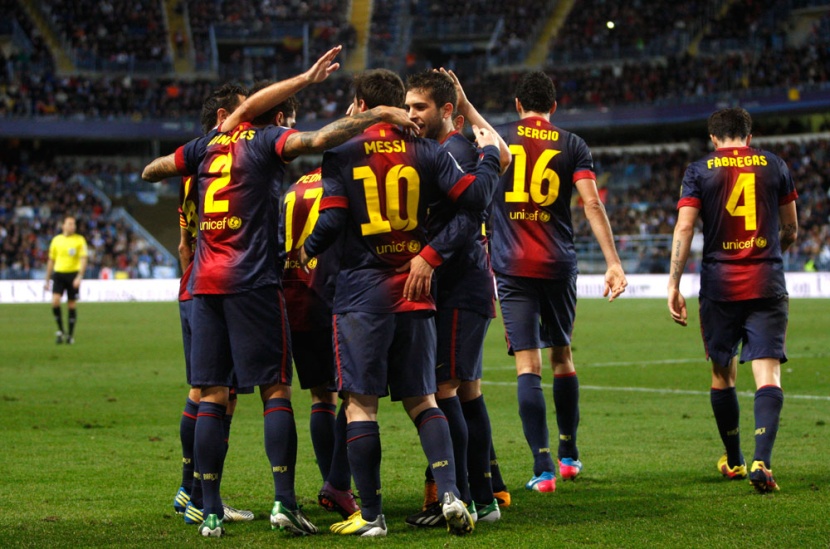 برشلونة يتجاوز ملقة ويتأهل لمواجهة ريال في كأس أسبانيا