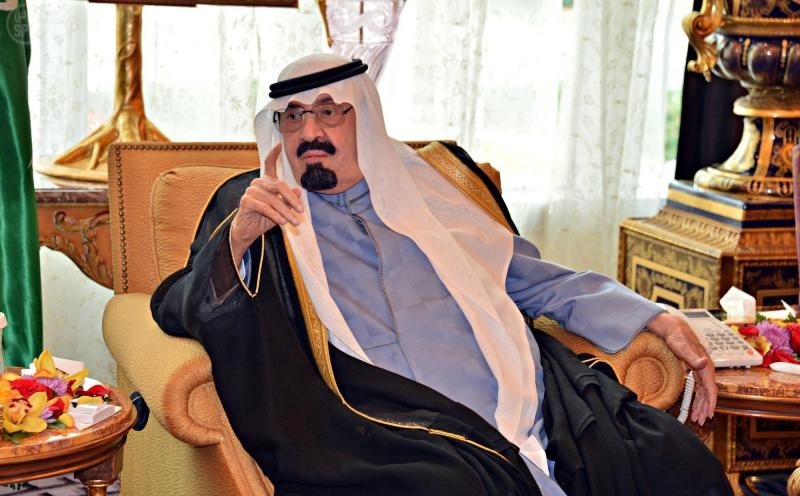 الملك يستقبل الأمراء والعلماء والمشايخ