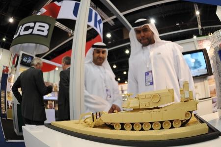 قصة مصورة: فعاليات معرض الدفاع الخليجي في أبوظبي