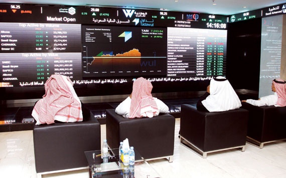 الأسهم السعودية تغلق كاسبة 9 نقاط (0.13%+)