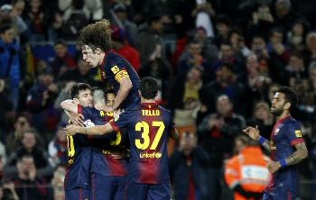 برشلونة يستعيد انتصاراته في الدوري الأسباني وميسي يواصل هز الشباك