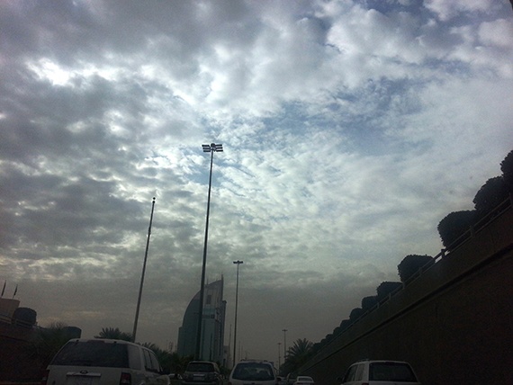قصة مصورة : الرياض بعد الغبار "سحاب"