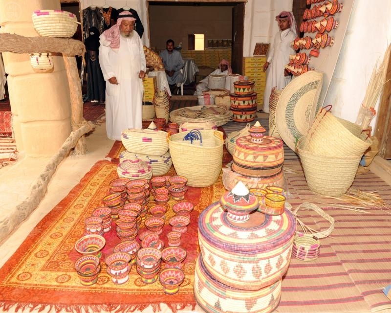 البيوت النجرانية الطينية وقصة أصحاب الأخدود تحكيها قرية "نجران" بالجنادرية