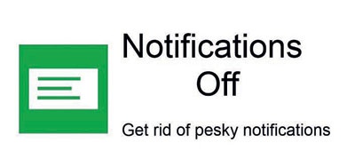 Notifications Off لإدارة التنبيهات من نافذة واحدة