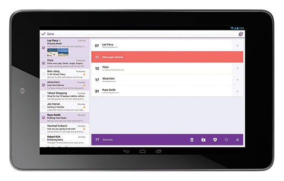 Yahoo تطور تطبيقها على الأجهزة اللوحية