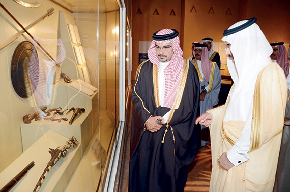 ولي عهد البحرين: المتحف الوطني ثروة للشعب السعودي