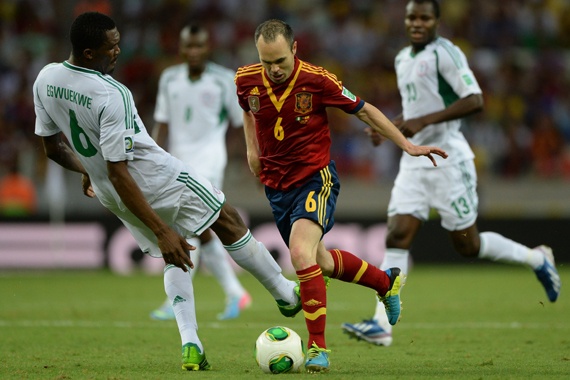 اسبانيا تسقط نيجيريا بالثلاثة لتواجه ايطاليا في مربع كأس القارات