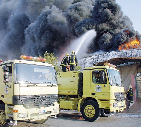 حريق «الصناعية الثانية» في الرياض