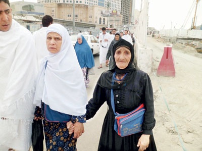 في الطريق إلى الحرم المكي