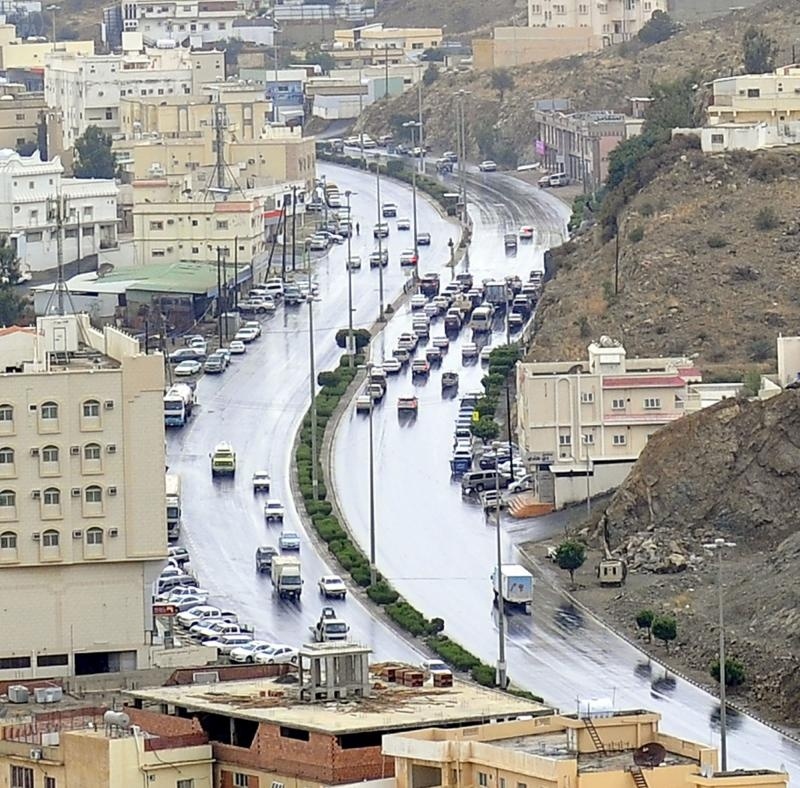 أمطار على منطقة الباحة
