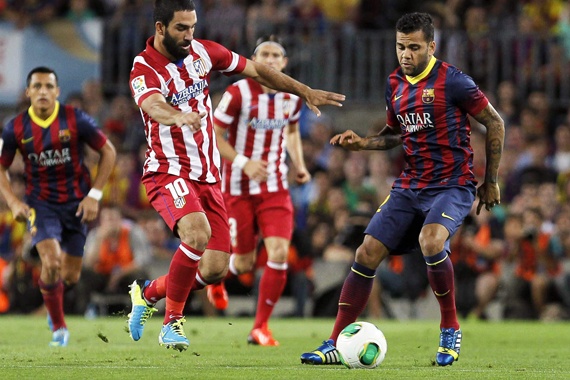 برشلونة يتفوق على اتليتيكو بفضل هدف الذهاب ليفوز بكأس السوبر الاسبانية