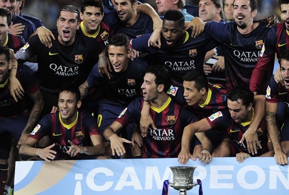 برشلونة يتفوق على اتليتيكو بفضل هدف الذهاب ليفوز بكأس السوبر الاسبانية