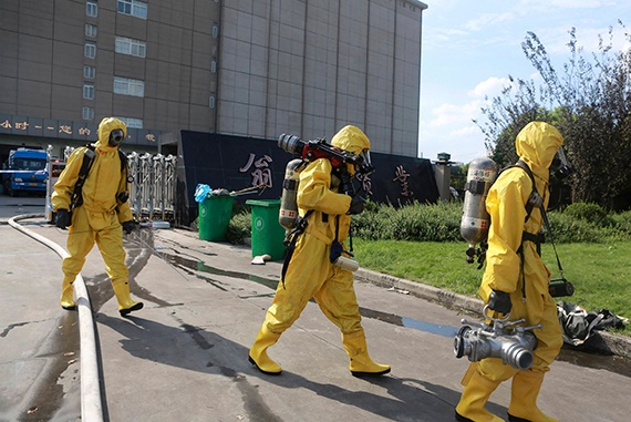 15 قتيلا في تسرب لمادة كيميائية في مدينة شنغهاي الصينية