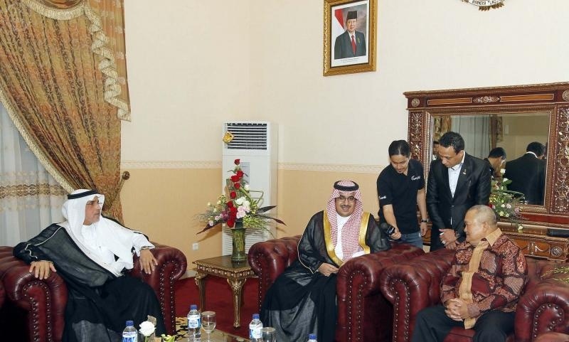 الأمير نواف بن فيصل يصل بالمبانغ الإندونيسية